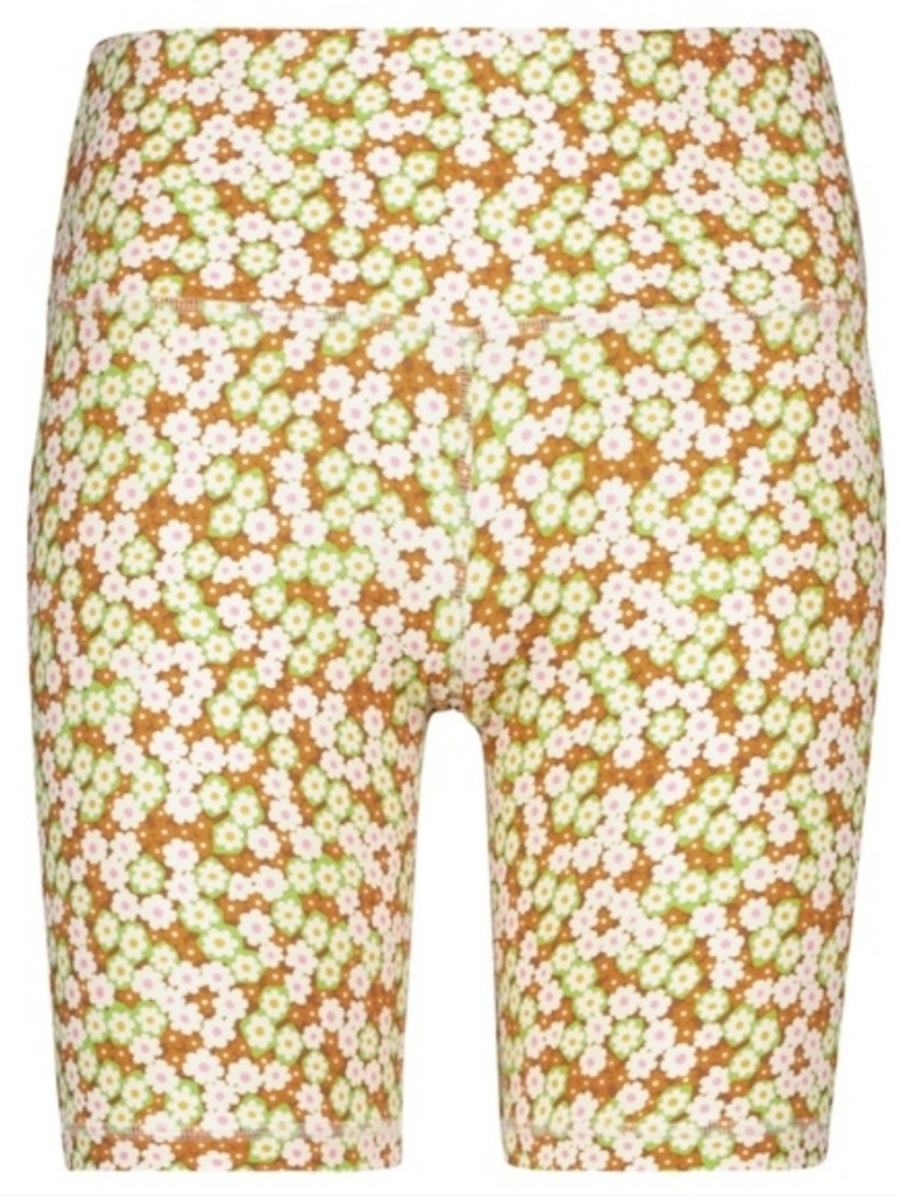 Tory Burch Sport Ridge Floral Collage Biker Shorts Size Small